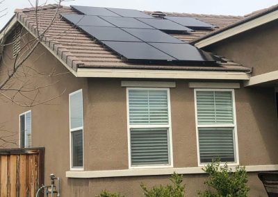 home with solar panels in bakersfield california