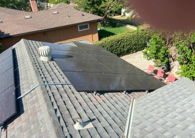 roof mounted solar panel system in kern california
